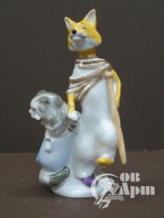 Скульптура "Лиса Алиса и кот Базилио"
